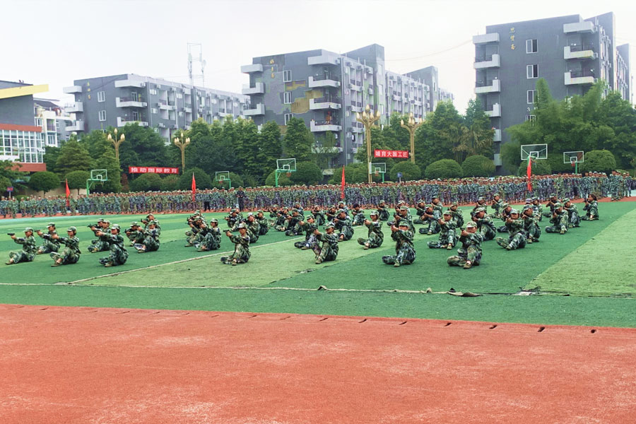 成都机电工程学校,战术展示